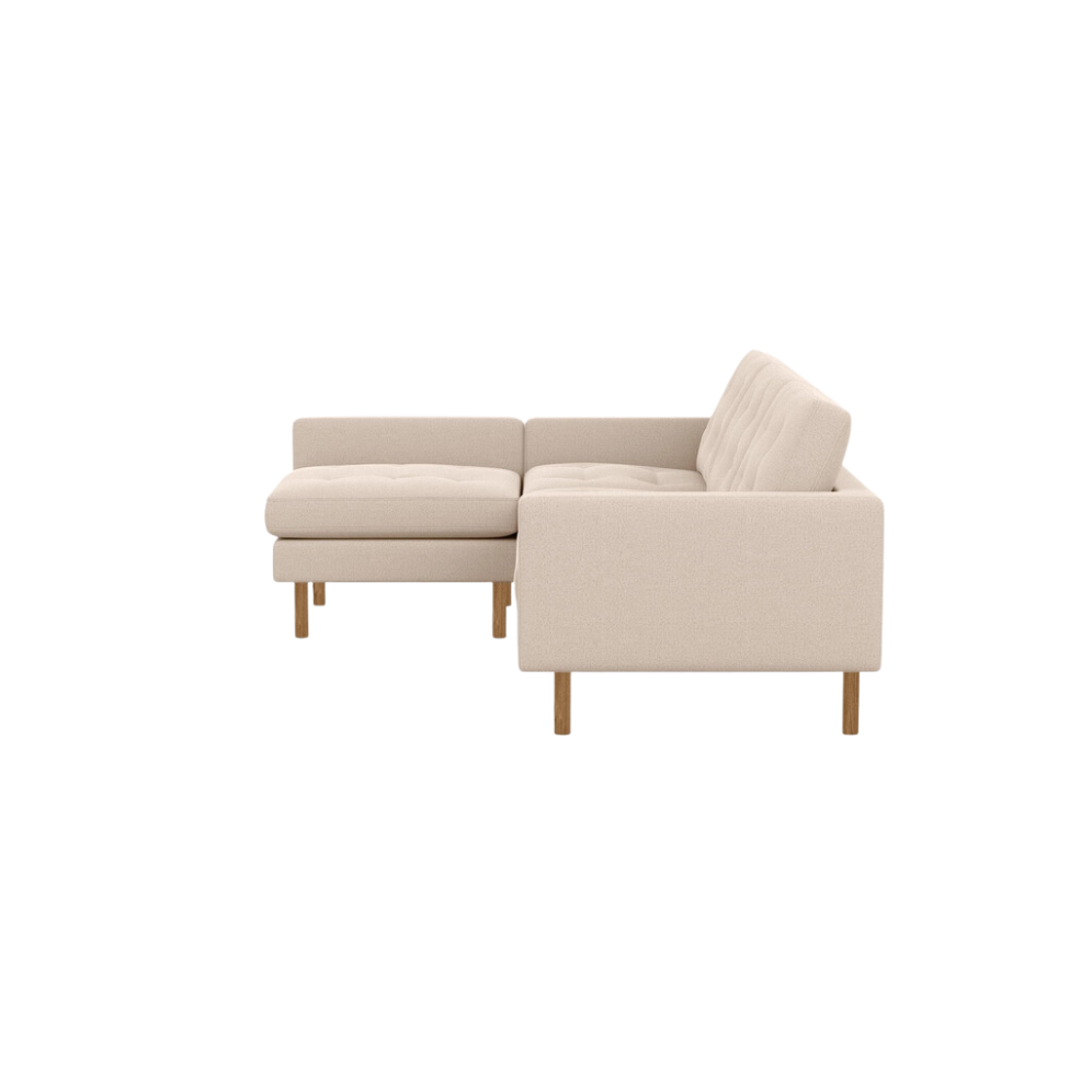 EQ3 Joan Sectional Panama Natural - Rug & Weave