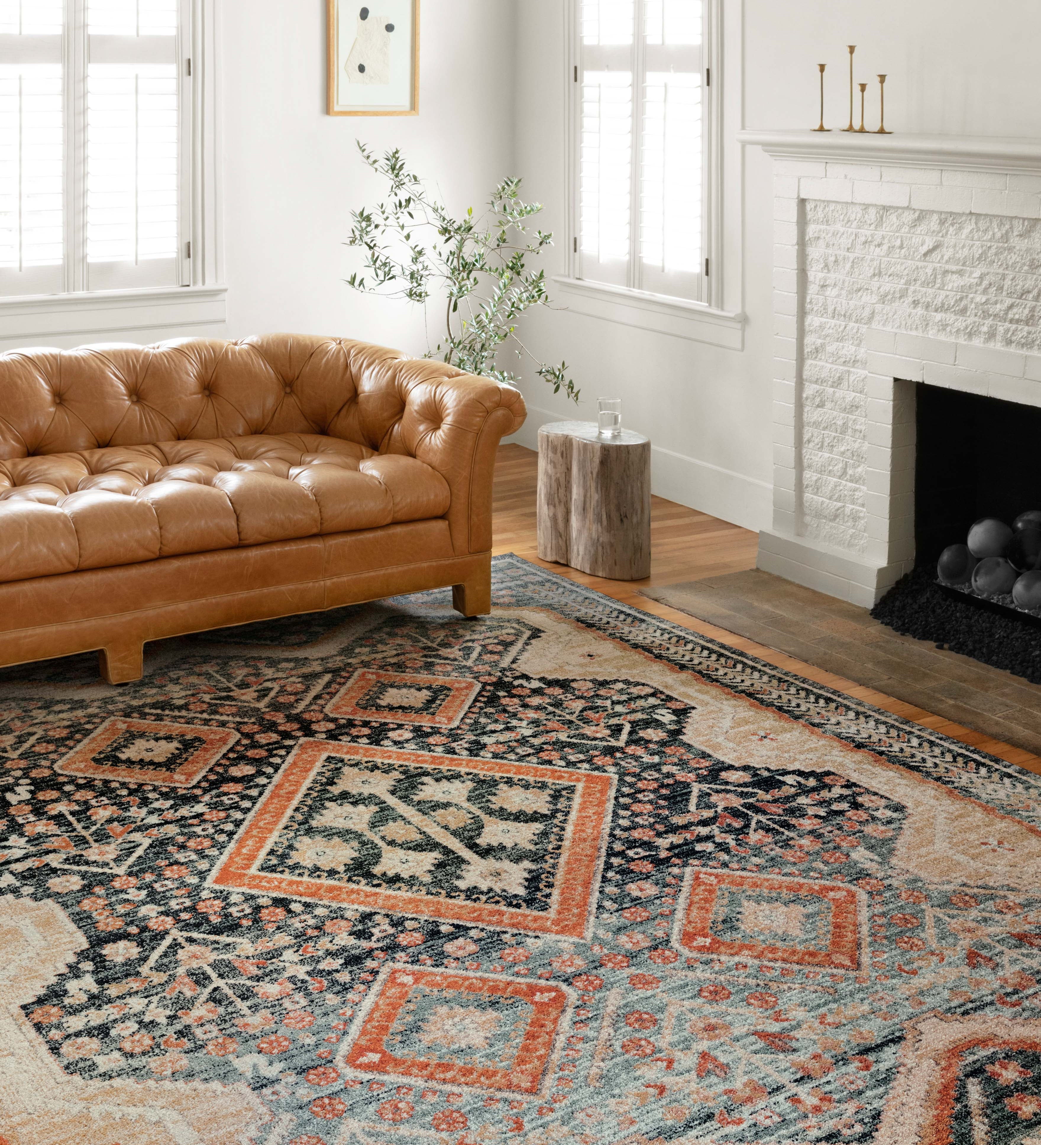 Loloi Jocelyn Navy / Multi Rug RUGS - synthetic Loloi
