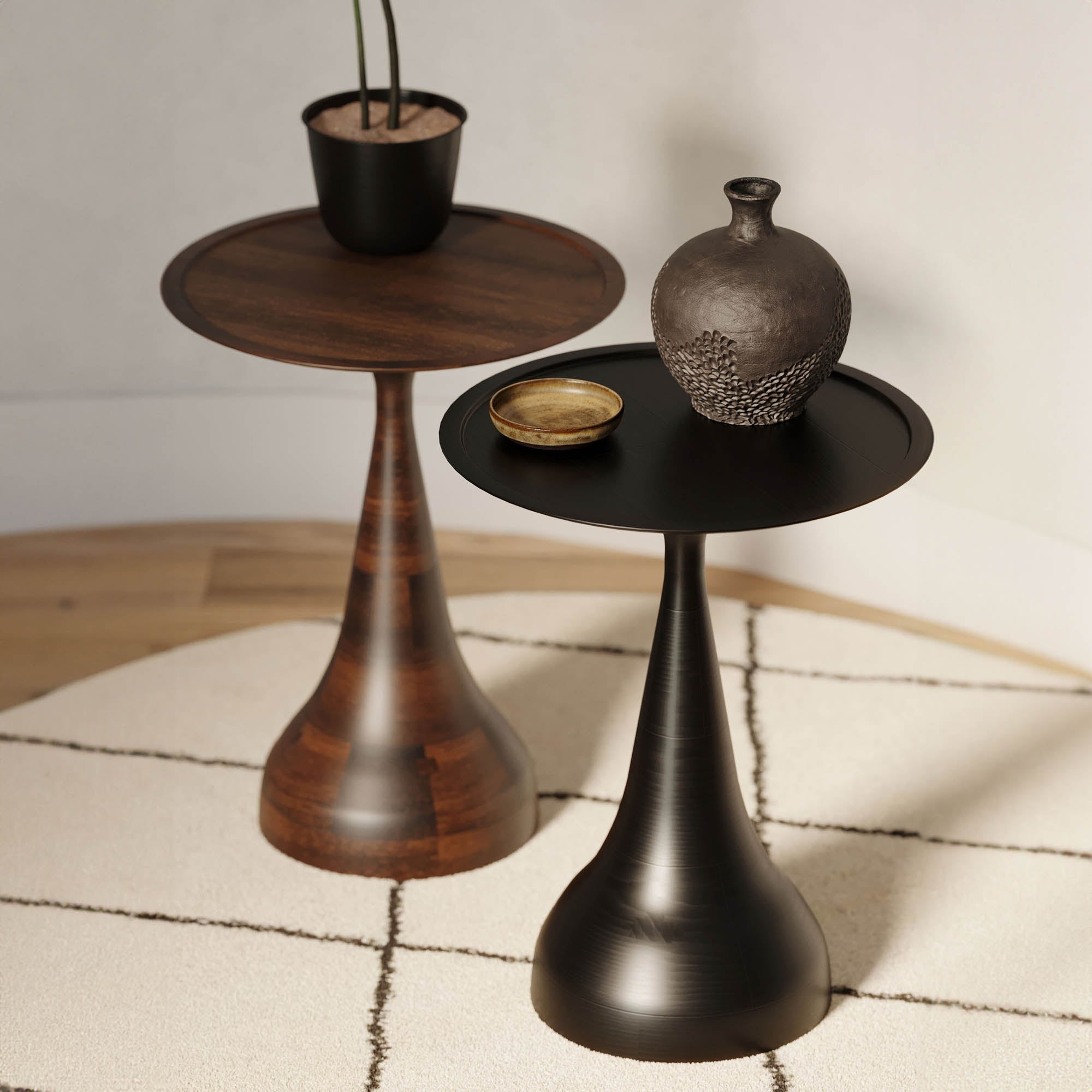 Polyna Side Table FURNITURE - side tables LH IMPORTS