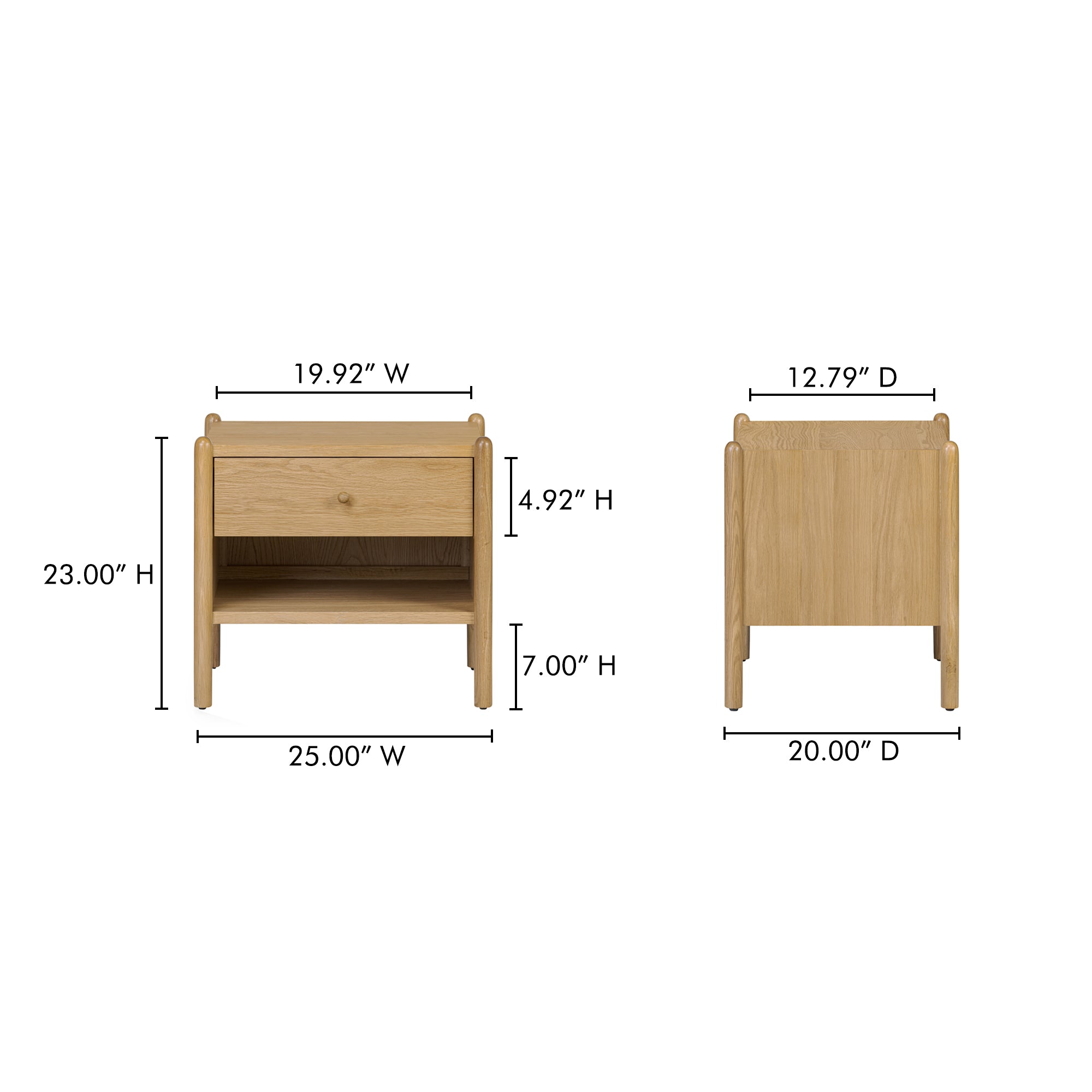 Billy Nightstand FURNITURE - nightstand Moe's Furniture