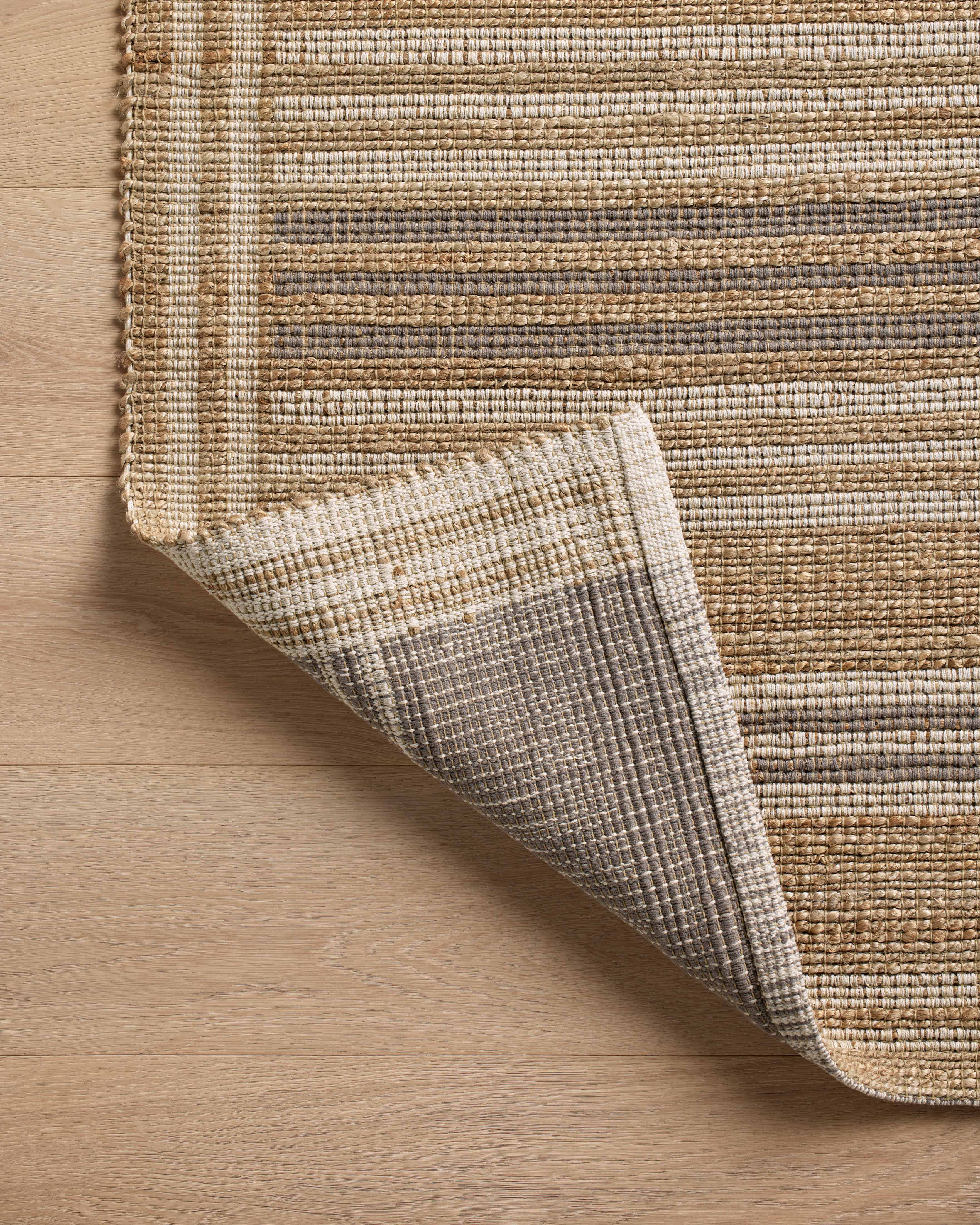 Chris Loves Julia x Loloi Judy Natural / Dove Rug 0-RUGS - jute Loloi