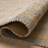 Chris Loves Julia x Loloi Judy Natural / Sky Rug 0-RUGS - jute Loloi