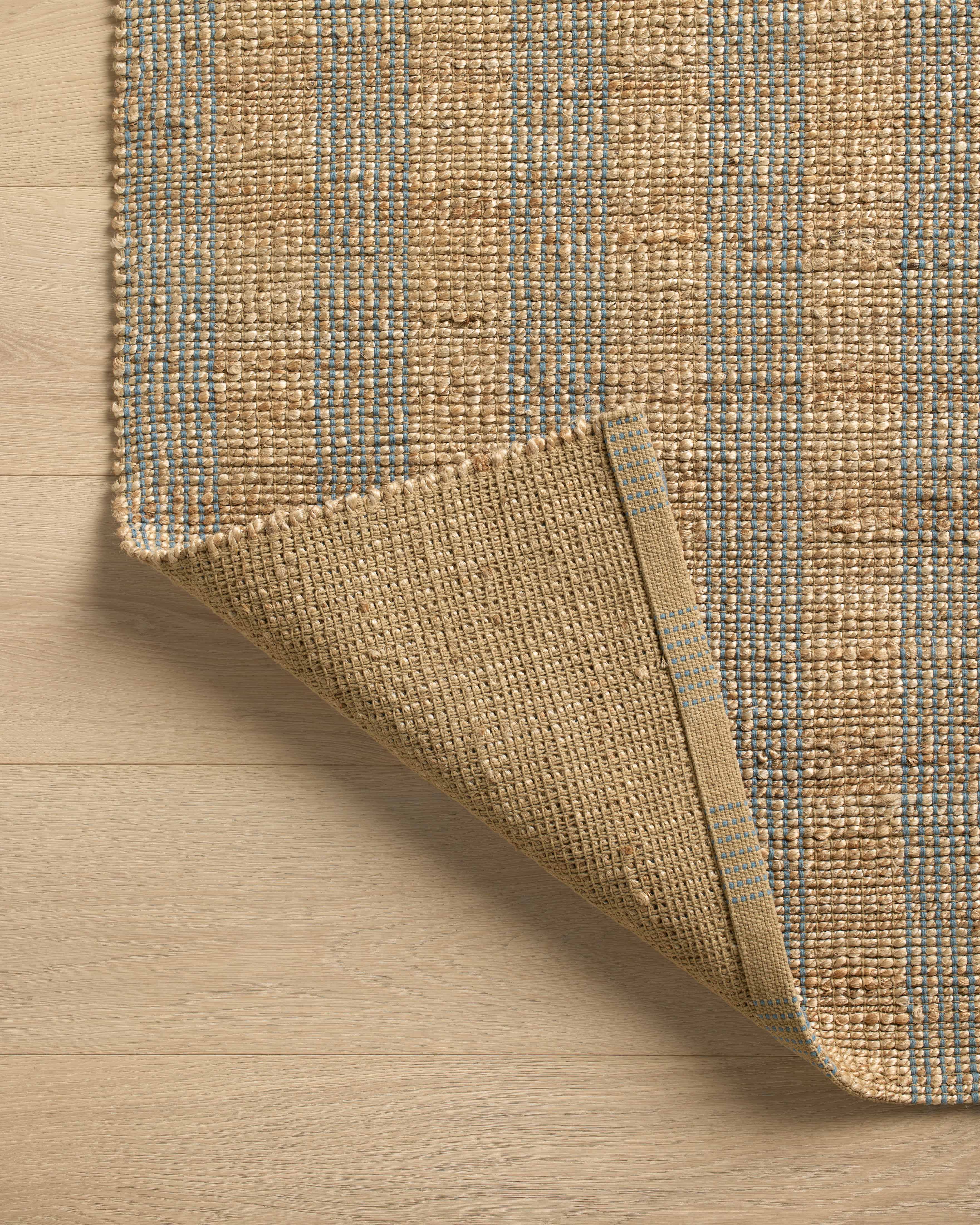 Chris Loves Julia x Loloi Judy Natural / Sky Rug 0-RUGS - jute Loloi