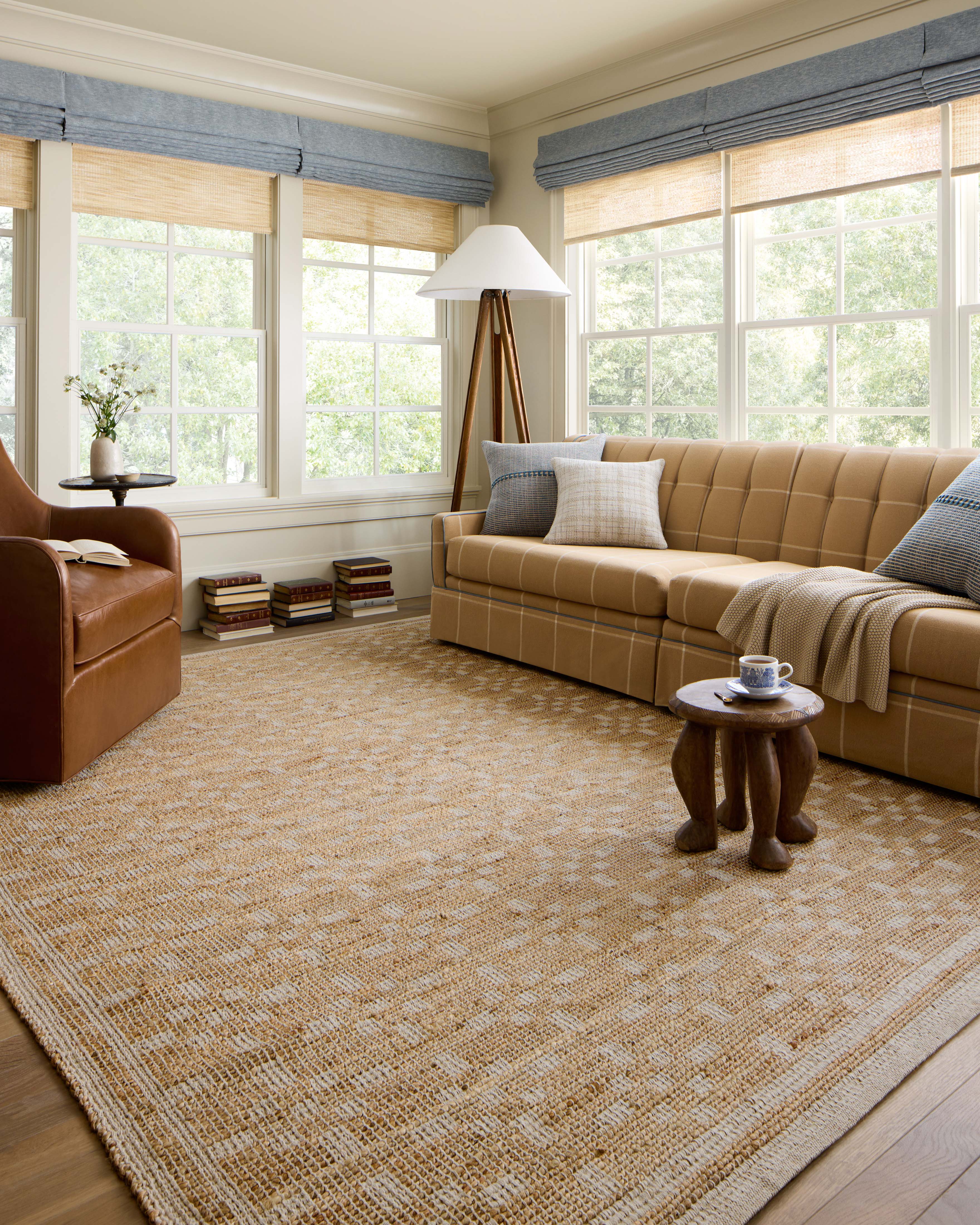 Chris Loves Julia x Loloi Judy Natural / Ivory Rug 0-RUGS - jute Loloi