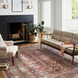 Loloi Jules Merlot / Multi Rug RUGS - patterned Loloi