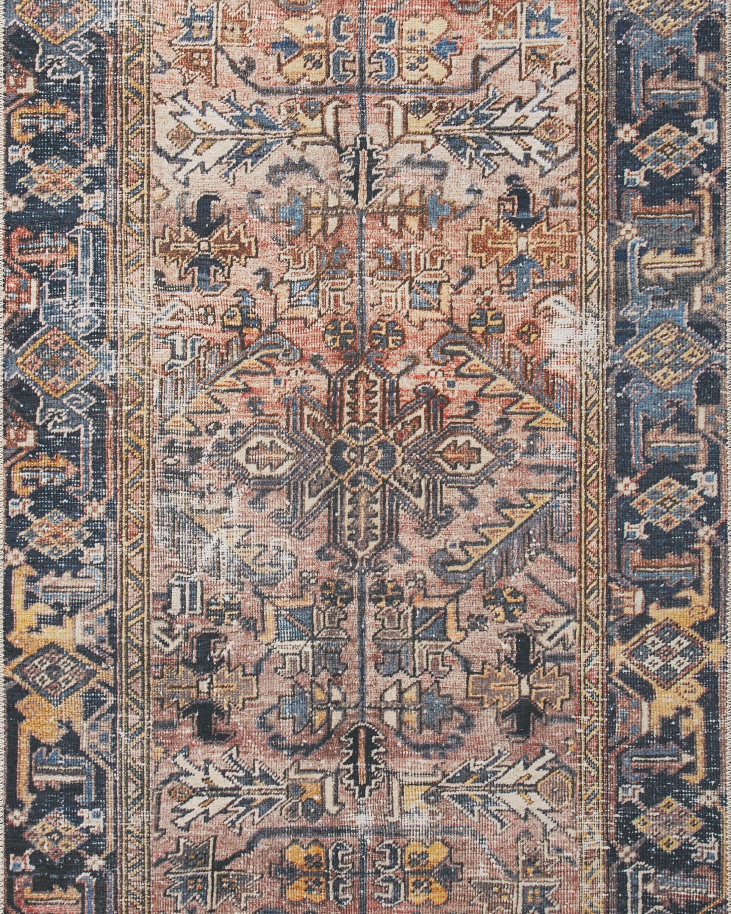 Chris Loves Julia x Loloi Jules Terracotta / Multi Rug 0-patterned Loloi