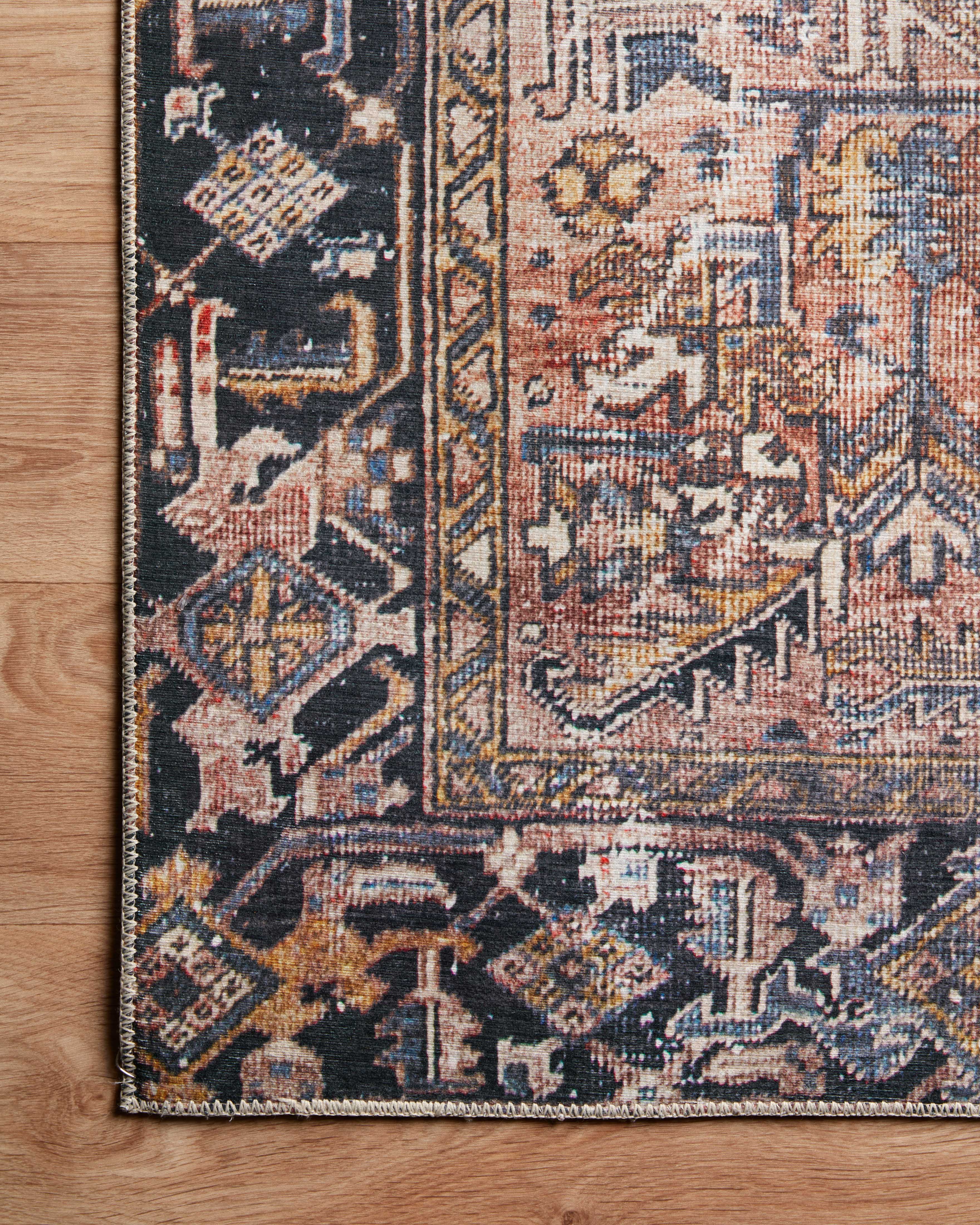 Chris Loves Julia x Loloi Jules Terracotta / Multi Rug 0-patterned Loloi