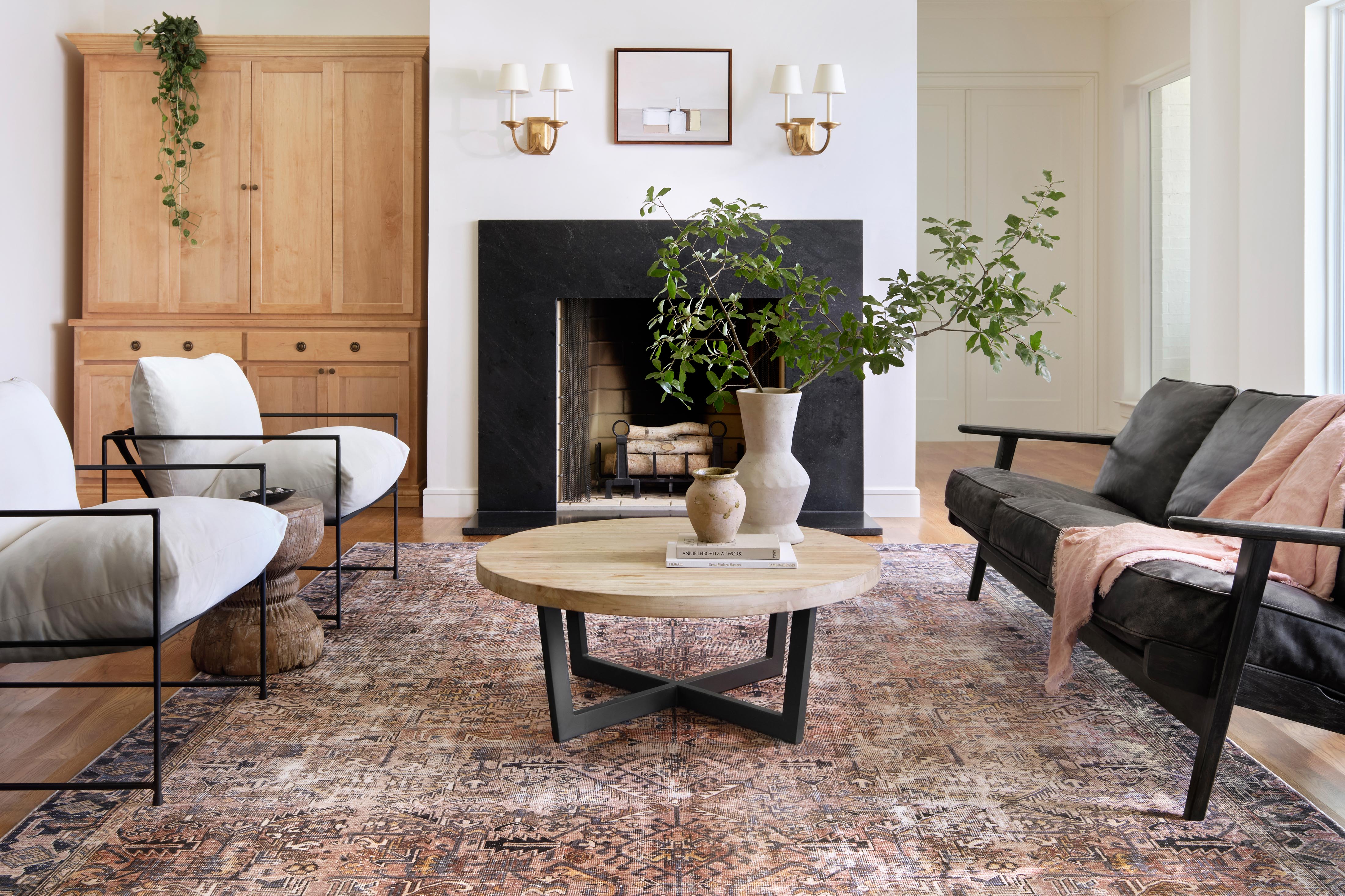 Chris Loves Julia x Loloi Jules Terracotta / Multi Rug 0-patterned Loloi