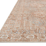 Chris Loves Julia x Loloi Jules Tangerine / Mist Rug RUGS - patterned Loloi