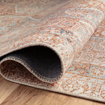 Chris Loves Julia x Loloi Jules Tangerine / Mist Rug RUGS - patterned Loloi