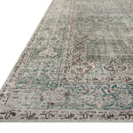 Chris Loves Julia x Loloi Jules Emerald / Antique Ivory Rug 0-patterned Loloi