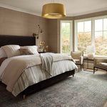 Chris Loves Julia x Loloi Jules Emerald / Antique Ivory Rug 0-patterned Loloi
