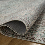 Chris Loves Julia x Loloi Jules Emerald / Antique Ivory Rug 0-patterned Loloi