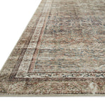 Chris Loves Julia x Loloi Jules Ink / Terracotta Rug 0-patterned rugs Loloi