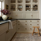 Chris Loves Julia x Loloi Jules Ink / Terracotta Rug 0-patterned rugs Loloi