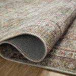 Chris Loves Julia x Loloi Jules Ink / Terracotta Rug 0-patterned rugs Loloi
