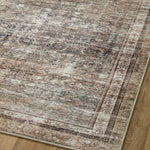 Chris Loves Julia x Loloi Jules Ink / Terracotta Rug 0-patterned rugs Loloi