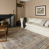 Chris Loves Julia x Loloi Jules Ink / Terracotta Rug 0-patterned rugs Loloi