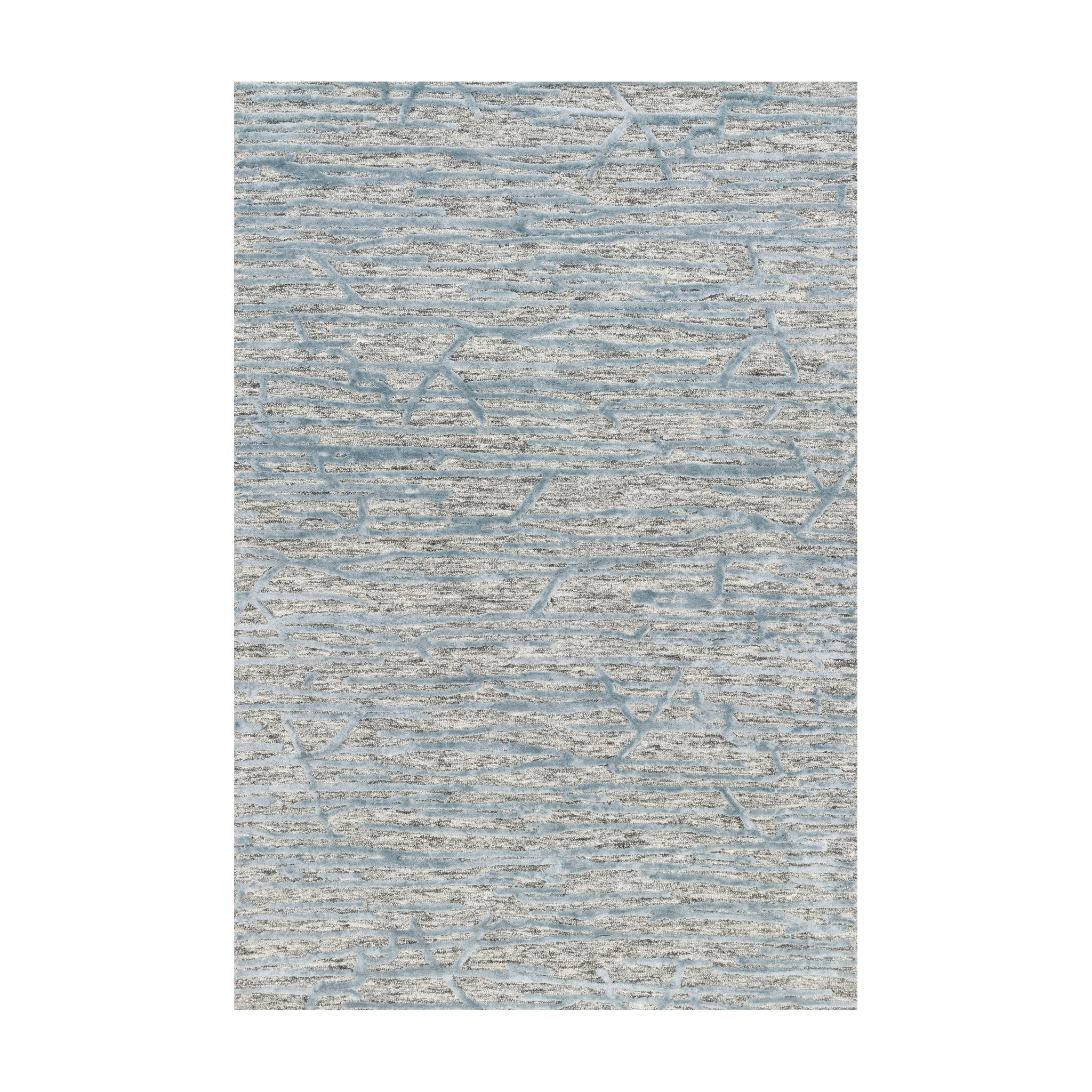 Loloi Juneau Grey / Blue Rug RUGS - wool Loloi 18" x 18"