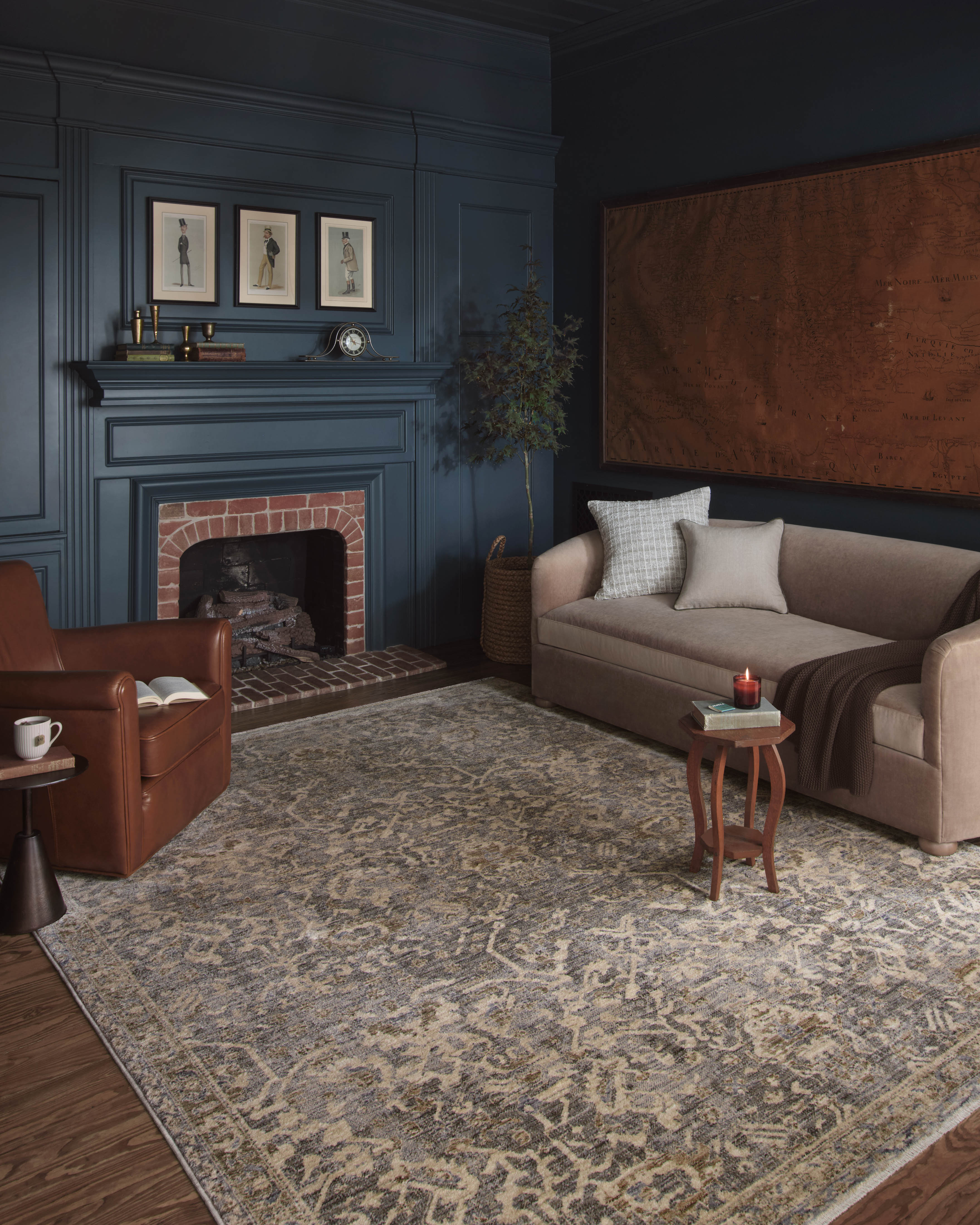 Joanna Gaines x Loloi Junie Blue / Natural Rug RUGS - synthetic Loloi