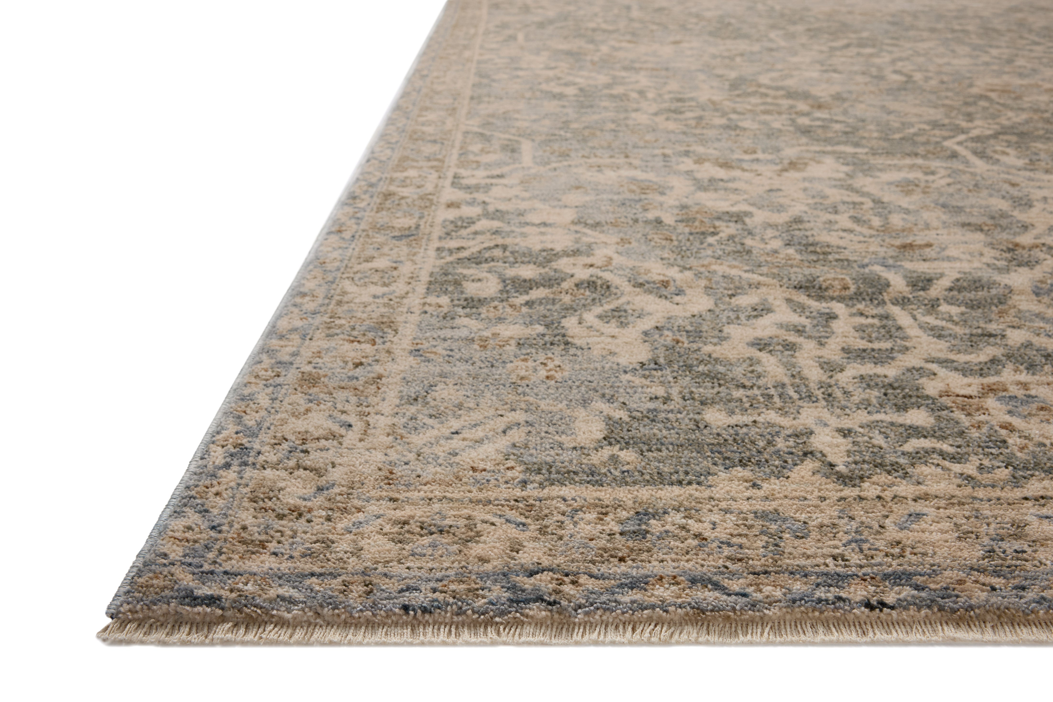 Joanna Gaines x Loloi Junie Blue / Natural Rug RUGS - synthetic Loloi