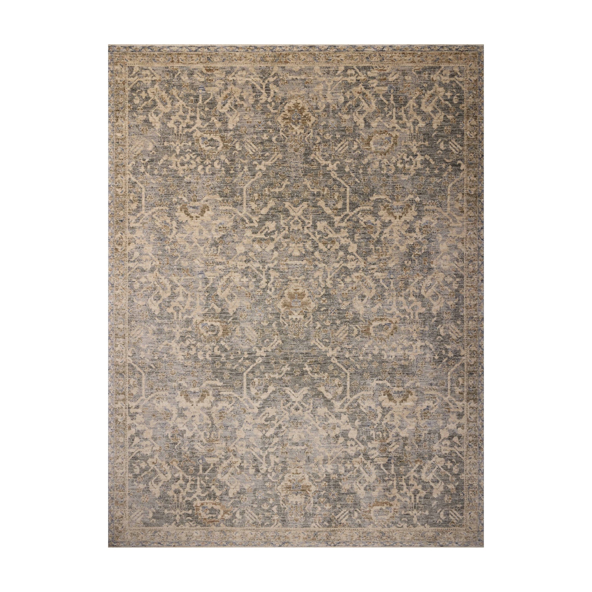 Joanna Gaines x Loloi Junie Blue / Natural Rug RUGS - synthetic Loloi 18" x 18"