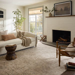 Joanna Gaines x Loloi Junie Oatmeal / Smoke Rug RUGS - synthetic Loloi