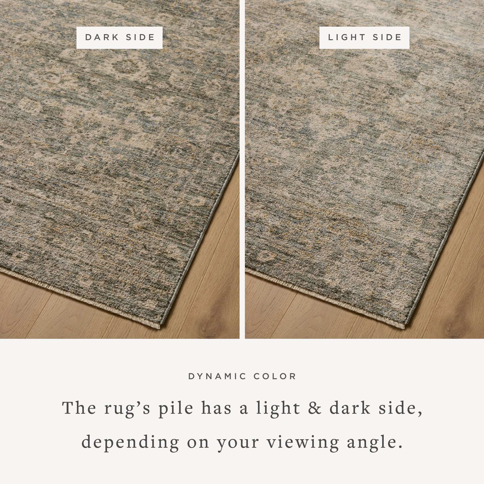 Joanna Gaines x Loloi Junie Lagoon / Natural Rug RUGS - synthetic Loloi