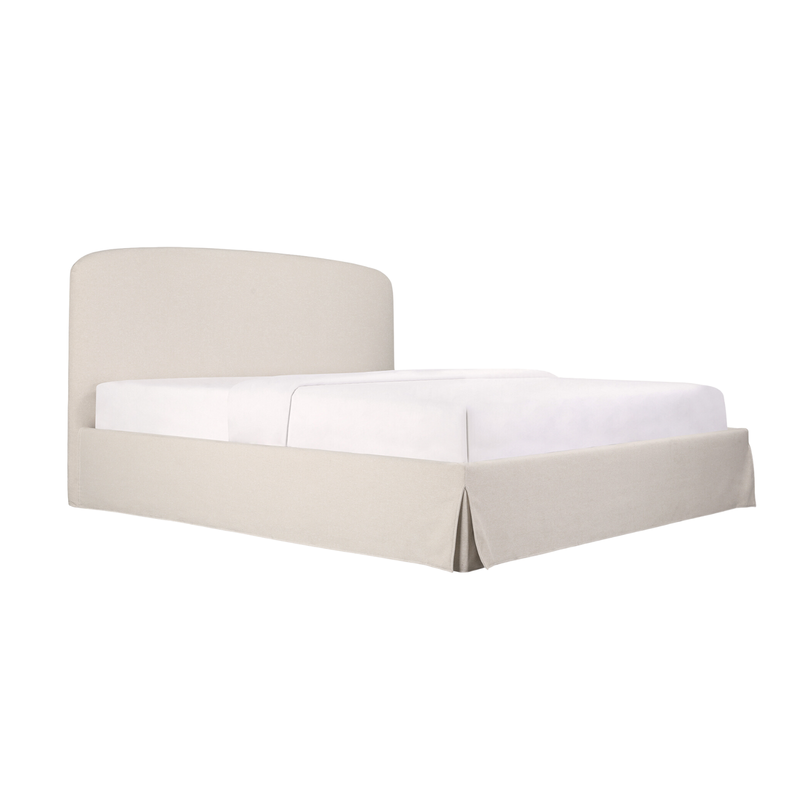 FLOOR MODEL - Jones Bed - Cream - Queen FURNITURE - floor model Moe's Furniture