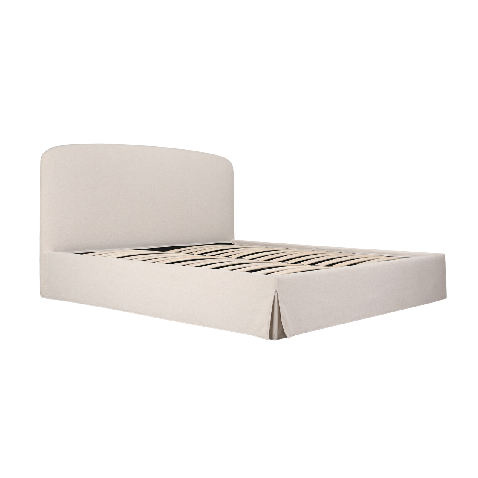 FLOOR MODEL - Jones Bed - Cream - Queen FURNITURE - floor model Moe's Furniture
