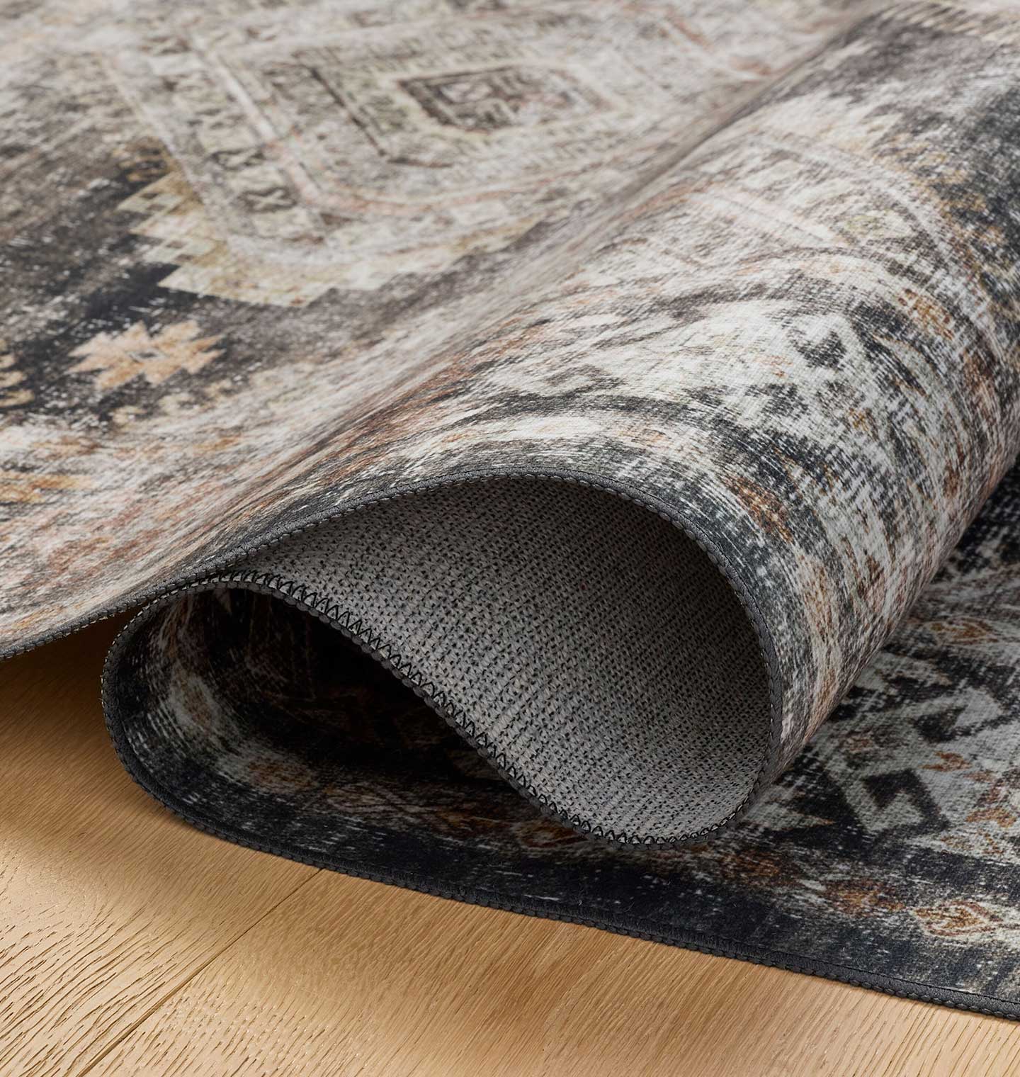 IN STORE - Loloi Josie Ink / Earth Washable Rug IN STORE - Rugs Loloi