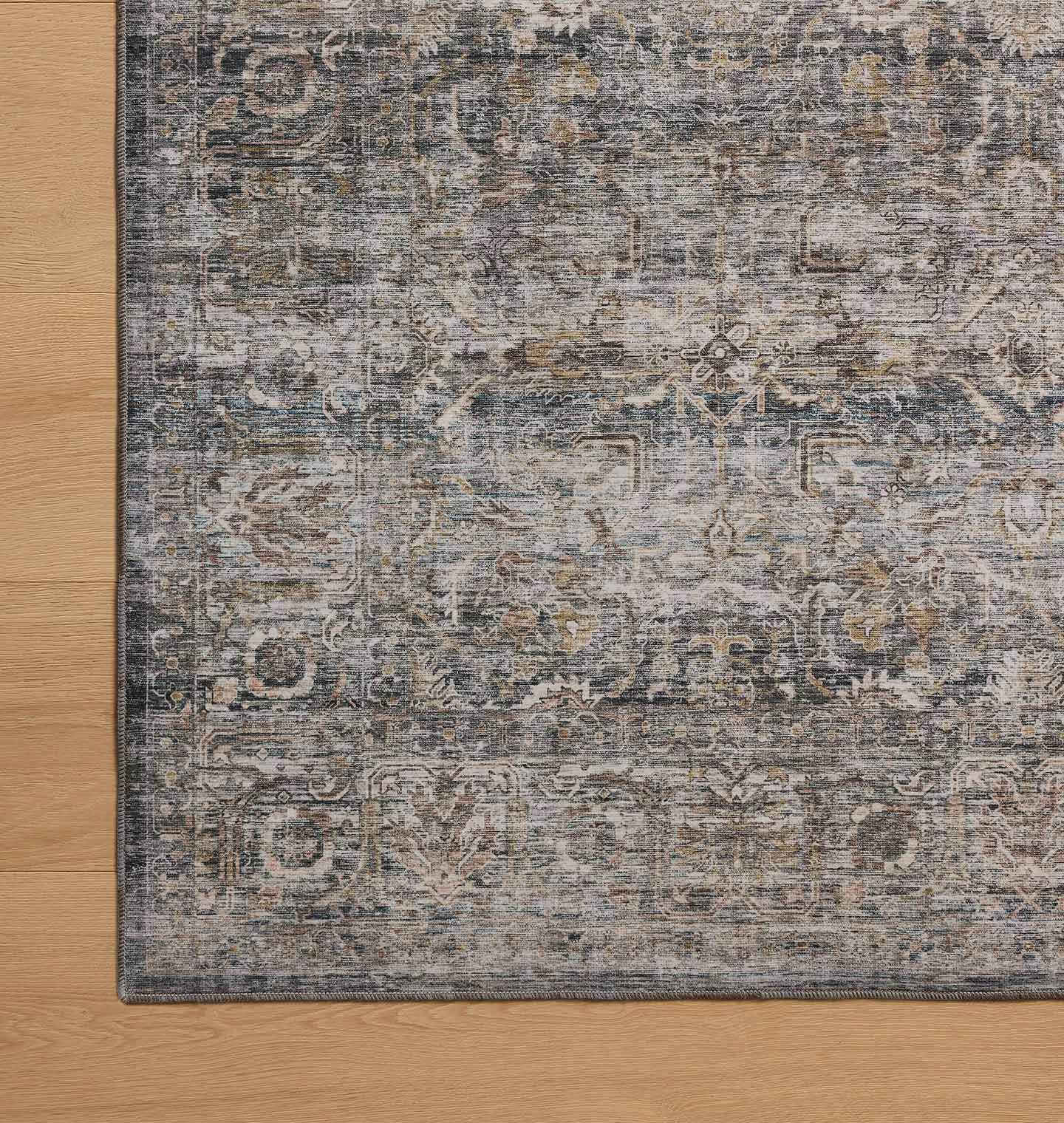 FLOOR MODEL - Amber Lewis x Loloi Josie Dove / Gold - 7'6" x 9'6" RUGS - floor model Loloi