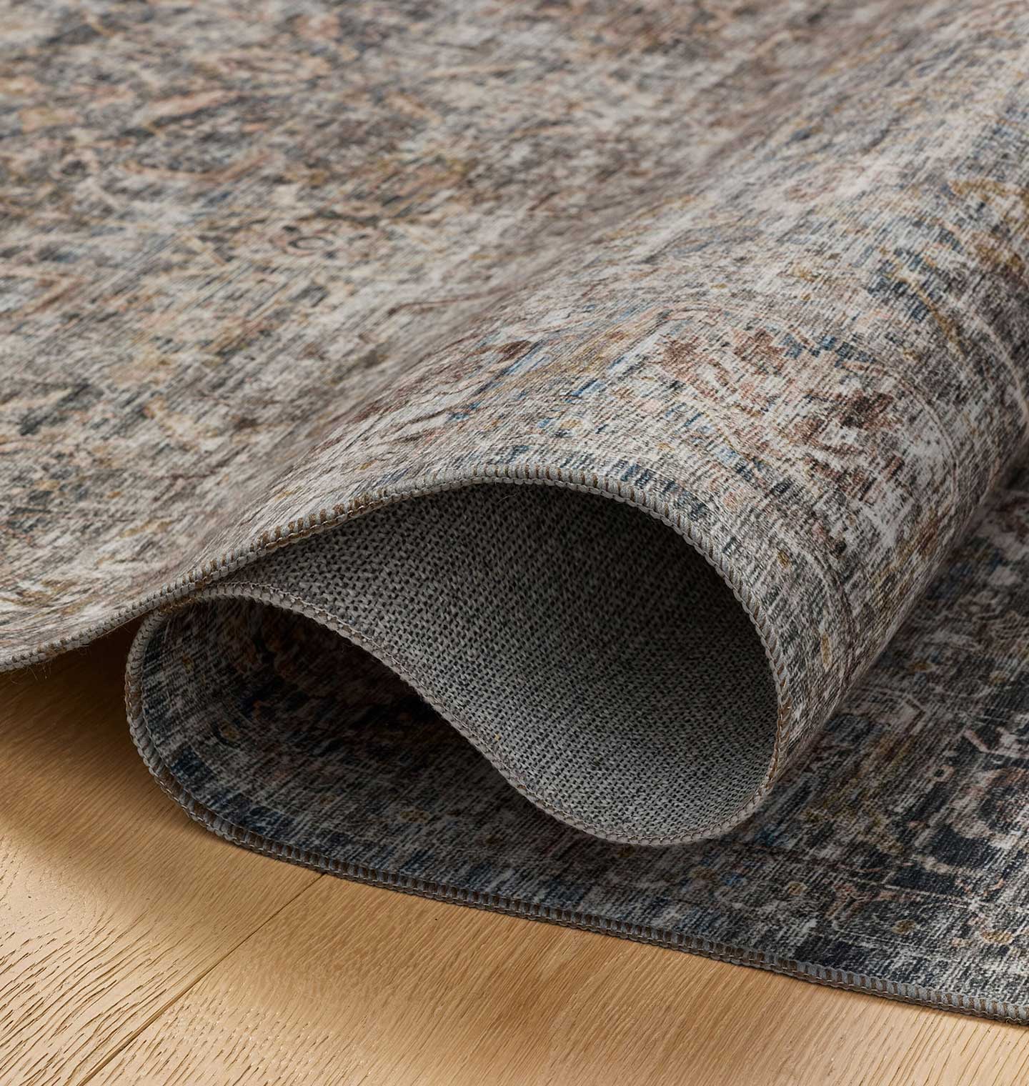 FLOOR MODEL - Amber Lewis x Loloi Josie Dove / Gold - 7'6" x 9'6" RUGS - floor model Loloi