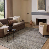 FLOOR MODEL - Amber Lewis x Loloi Josie Dove / Gold - 7'6" x 9'6" RUGS - floor model Loloi
