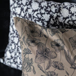 Mica Floral Pillow Cover 00-1 - PILLOWS - block print - neutral Rug & Weave Pillows