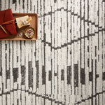 Loloi Kamala Charcoal / Dove Rug 0-RUGS-patterned Loloi
