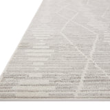 Loloi Kamala Ivory / Silver Rug 0-RUGS-patterned Loloi