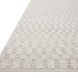 Loloi Kamala Ivory / Grey Rug 0-RUGS-patterned Loloi