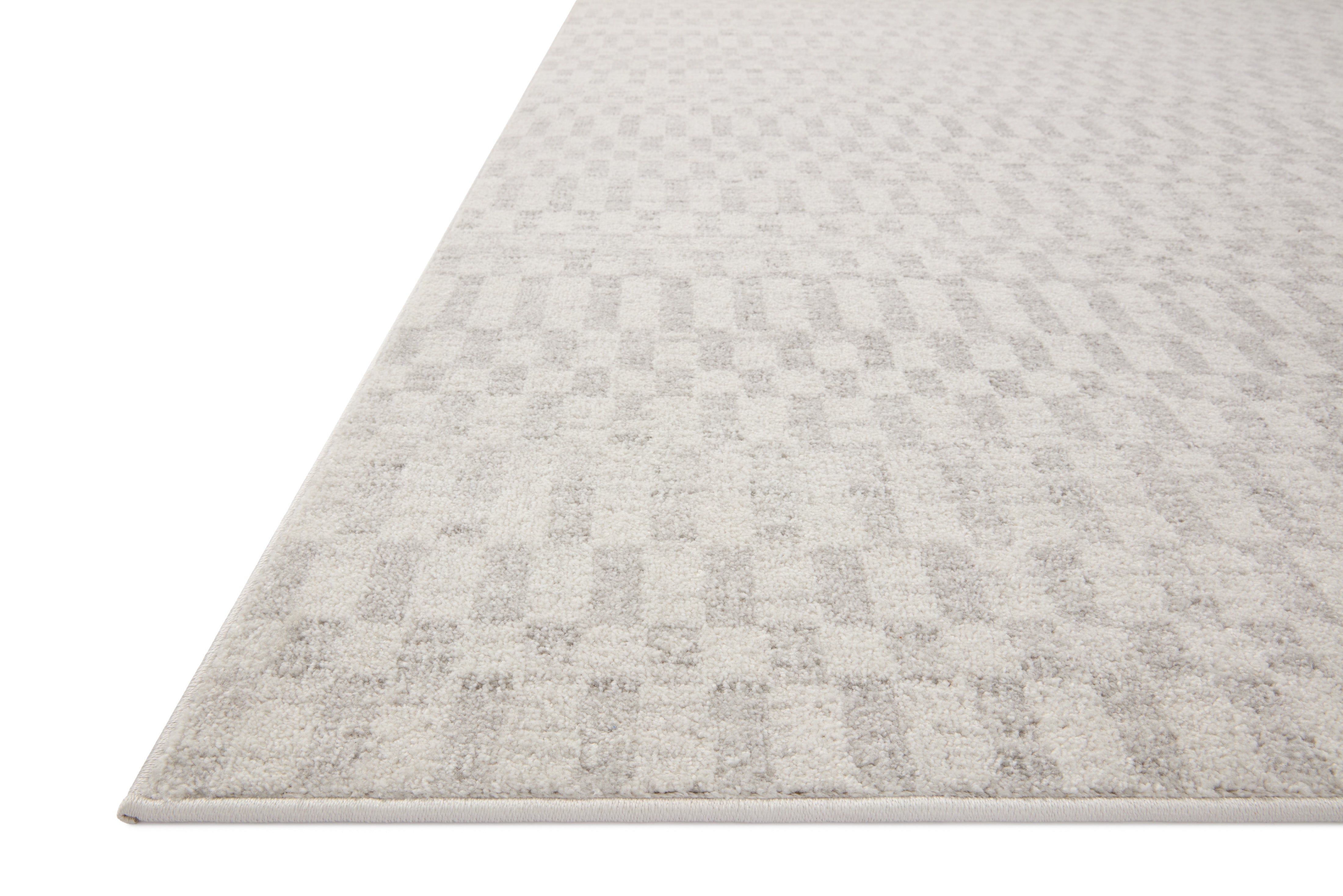 Loloi Kamala Ivory / Grey Rug 0-RUGS-patterned Loloi