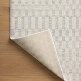 Loloi Kamala Ivory / Grey Rug 0-RUGS-patterned Loloi