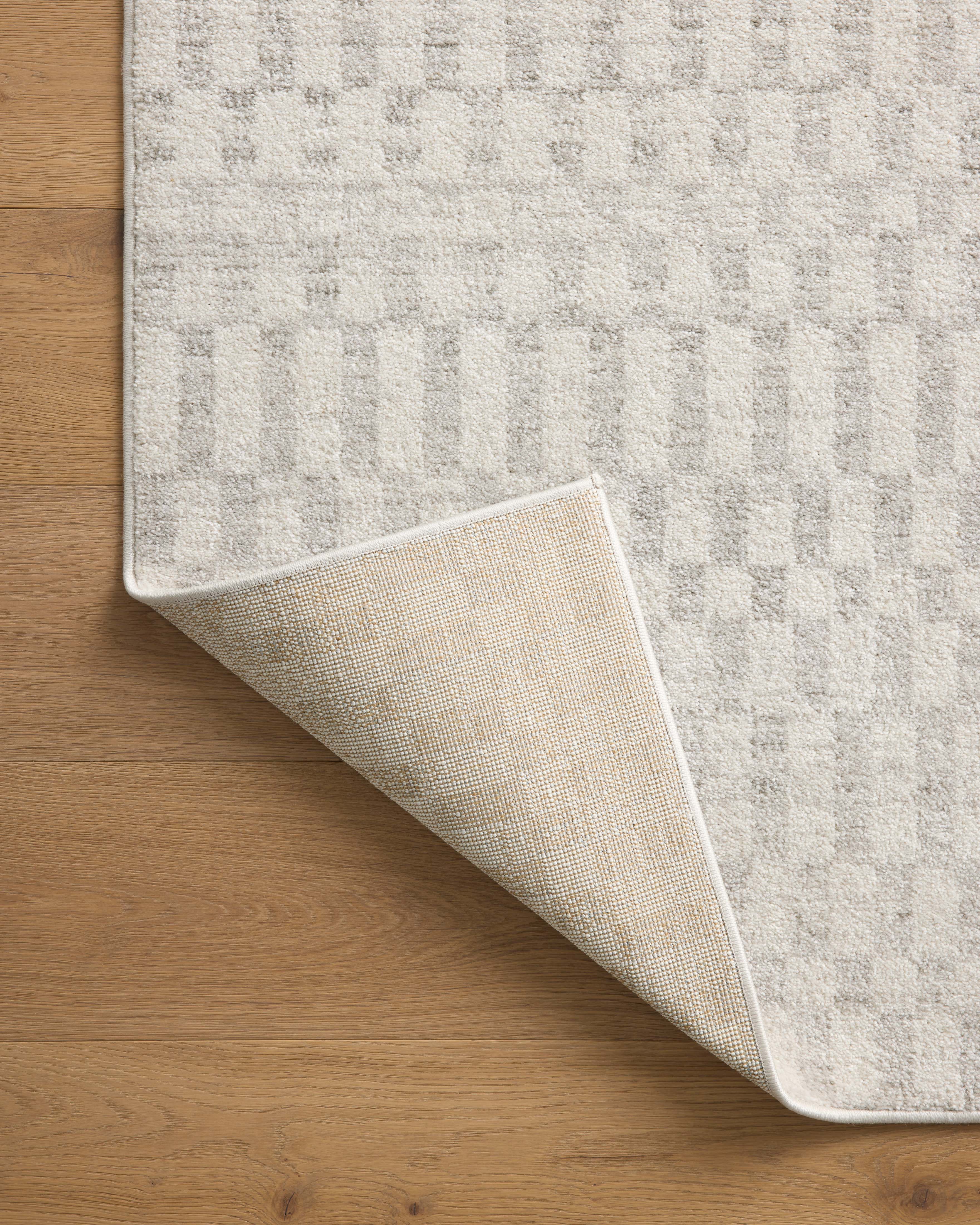 Loloi Kamala Ivory / Grey Rug 0-RUGS-patterned Loloi