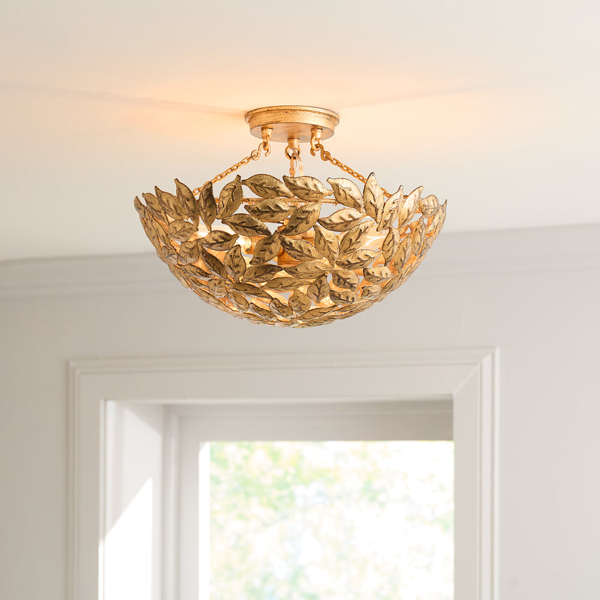 Kelan Semi Flush Mount LIGHTING - flush mount Visual Comfort - Studio