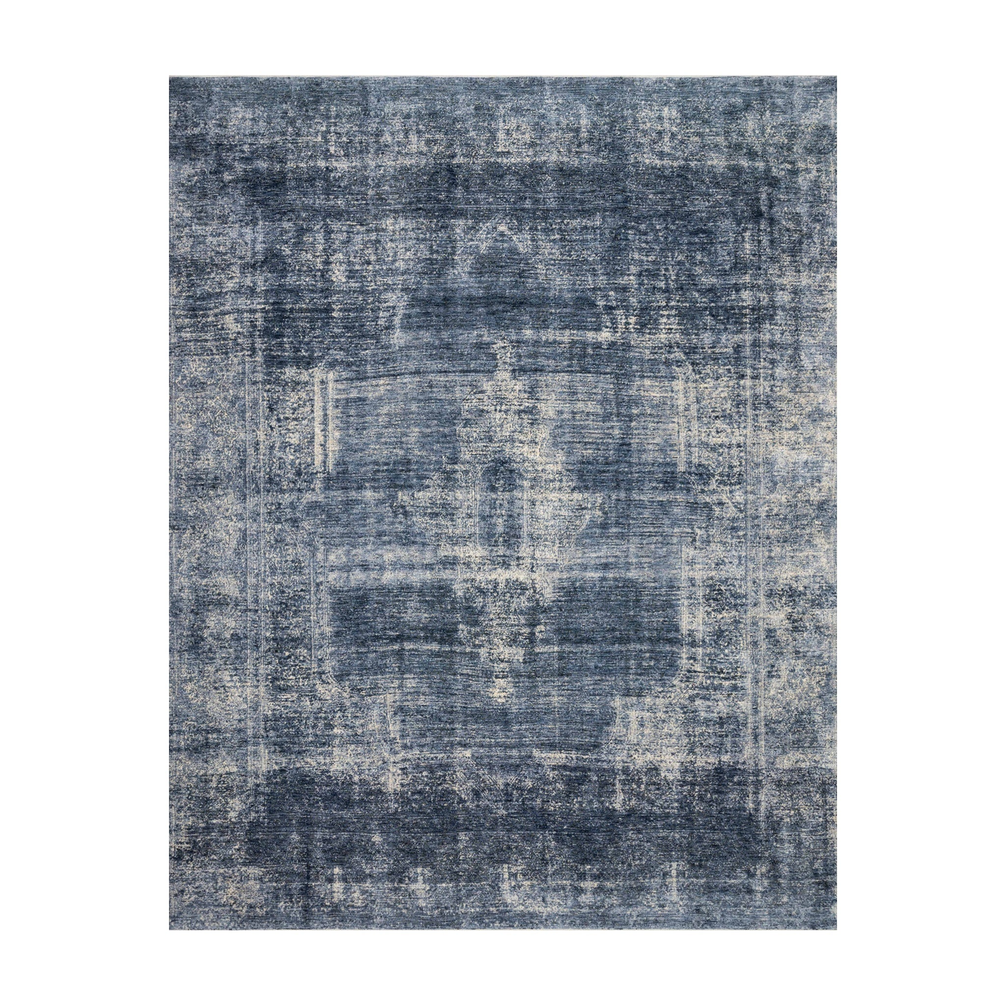 Magnolia Home By Joanna Gaines x Loloi Kennedy Denim Rug RUGS - synthetic Loloi 18" x 18"