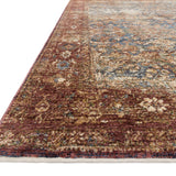 Magnolia Home By Joanna Gaines x Loloi Kennedy Denim / Brick Rug RUGS - synthetic Loloi