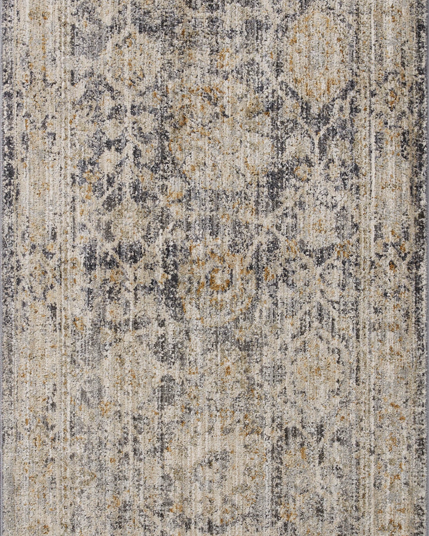 Jean Stoffer x Loloi Katherine Charcoal / Gold Rug 0-patterned rugs Loloi