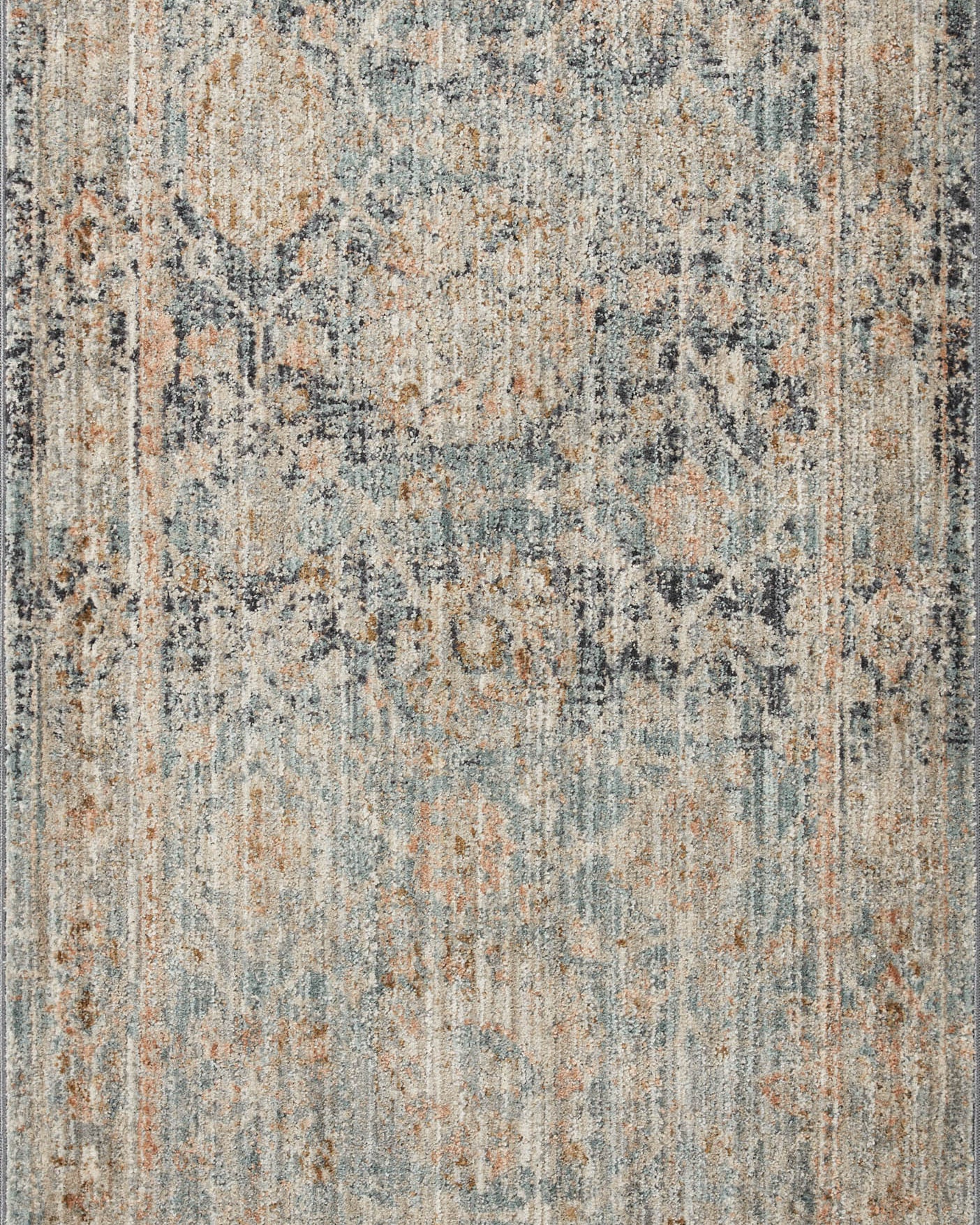 Jean Stoffer x Loloi Katherine Ocean / Coral Rug 0-patterned rugs Loloi