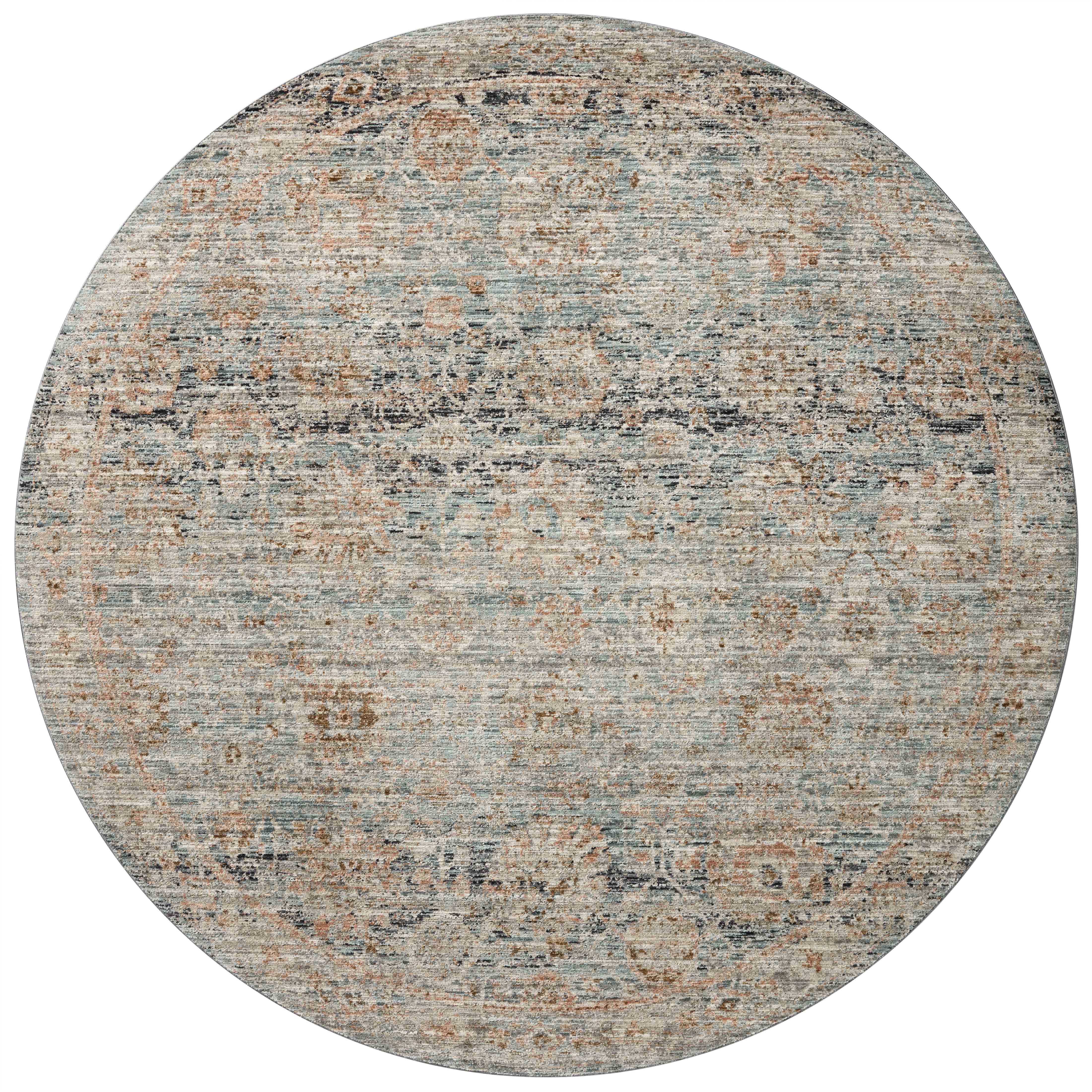 Jean Stoffer x Loloi Katherine Ocean / Coral Rug 0-patterned rugs Loloi