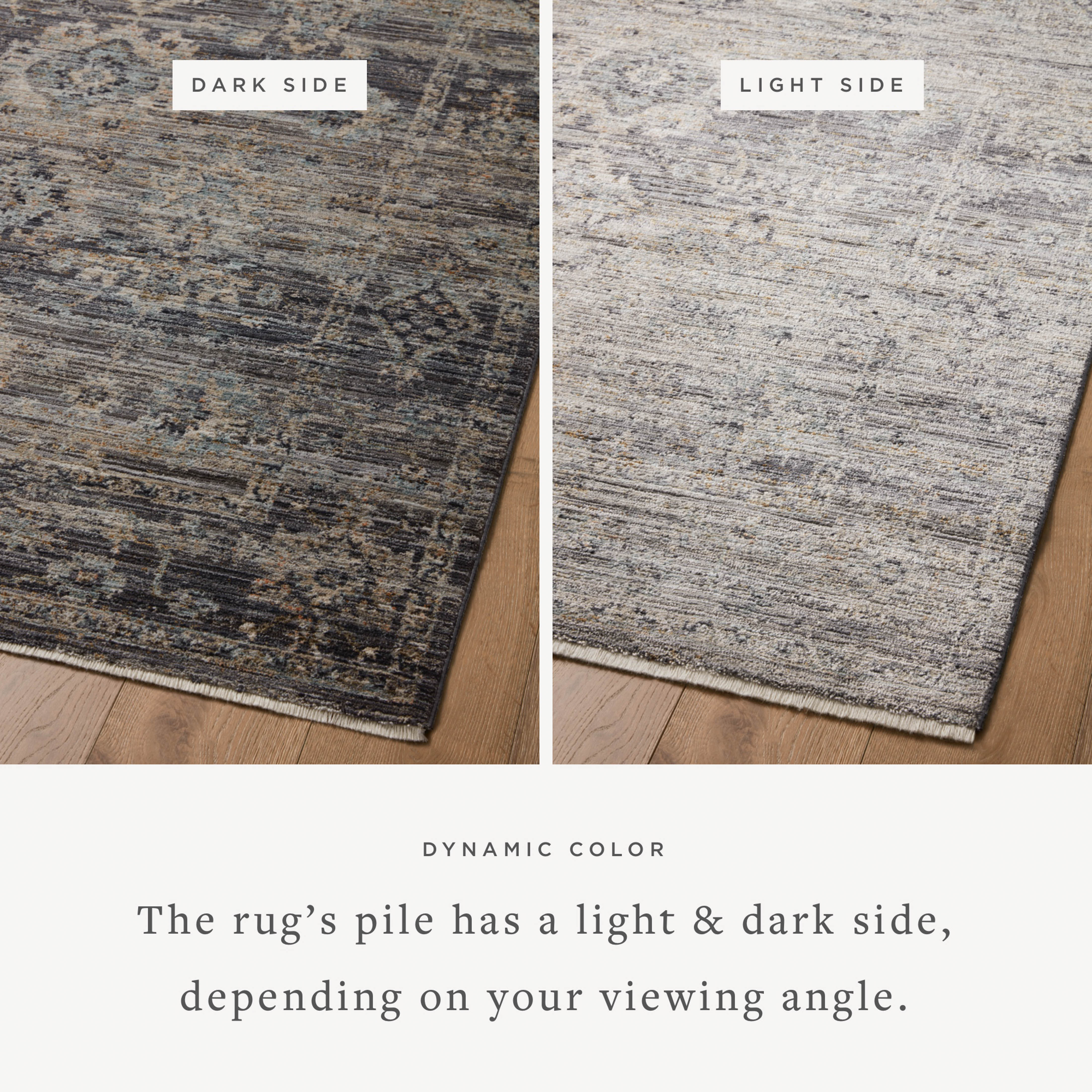 Jean Stoffer x Loloi Katherine Graphite / Jade 0-patterned rugs Loloi