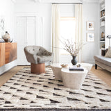 Loloi Khalid Natural / Black Rug RUGS - wool Loloi