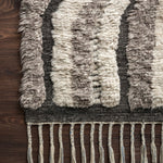 Loloi Khalid Stone / Charcoal Rug RUGS - wool Loloi